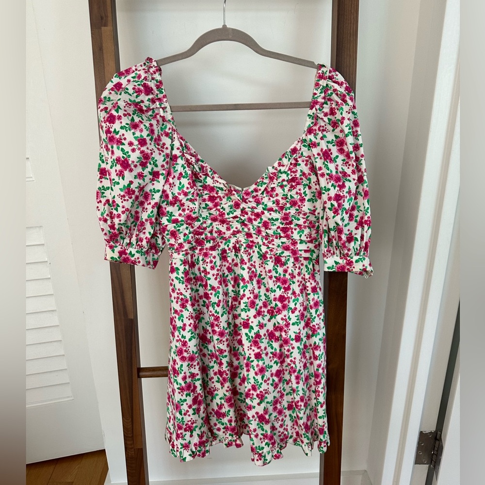 For Love and Lemons mini floral dress